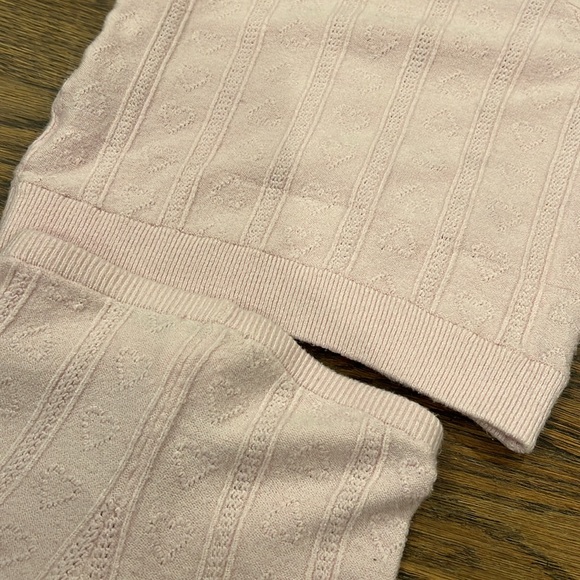 💕x2HP💕Splendid Infant Girls Lots of Love Sweater Set pink - Picture 12 of 13